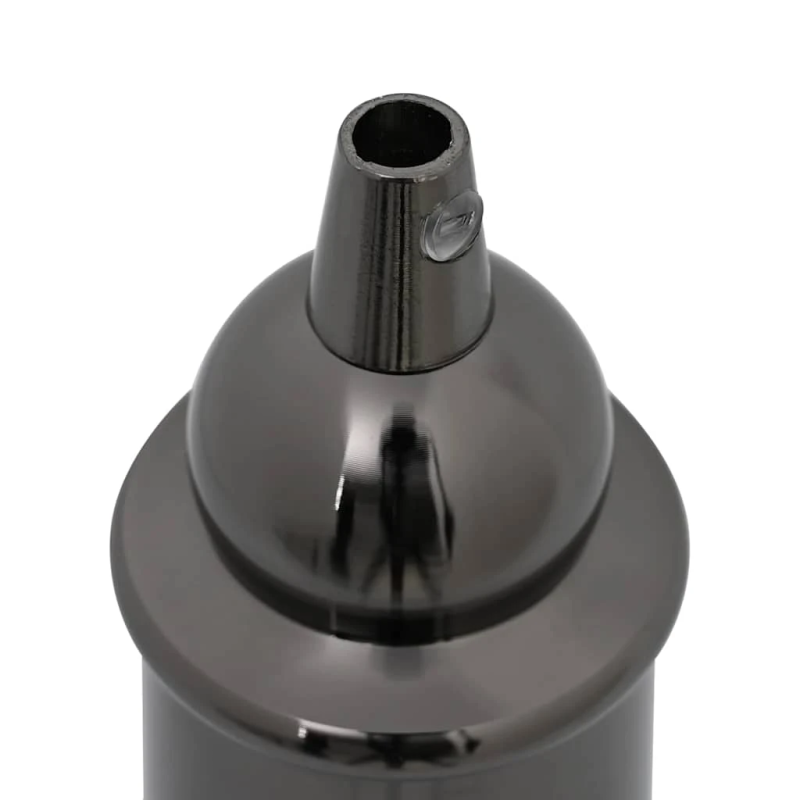 vidaXL Lampu turētāji 2 gab Glossy Black E27