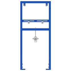 vidaXL Vannas istabas sienas atbalsts Zila 50 x 3 x 112 cm