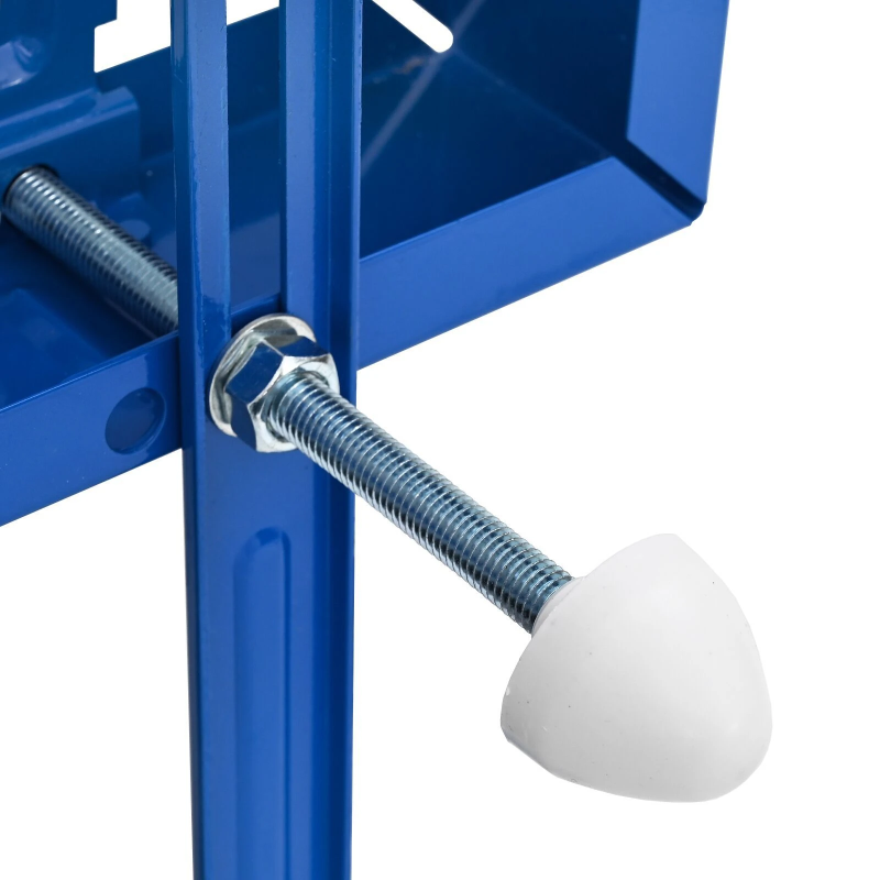 vidaXL Ūdens tvertnes rāmis Balts 50 x 8 x 131 cm Tērauds