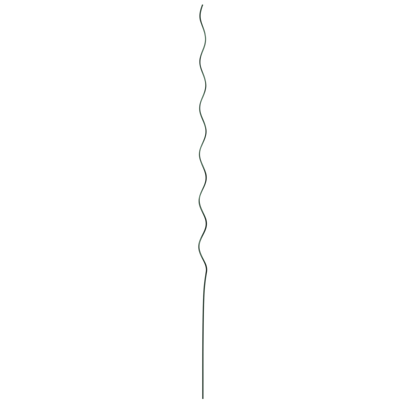 vidaXL Augu atbalsts 50 pcs Zaļa 110 x 0.6 x 0.6 cm Tērauds