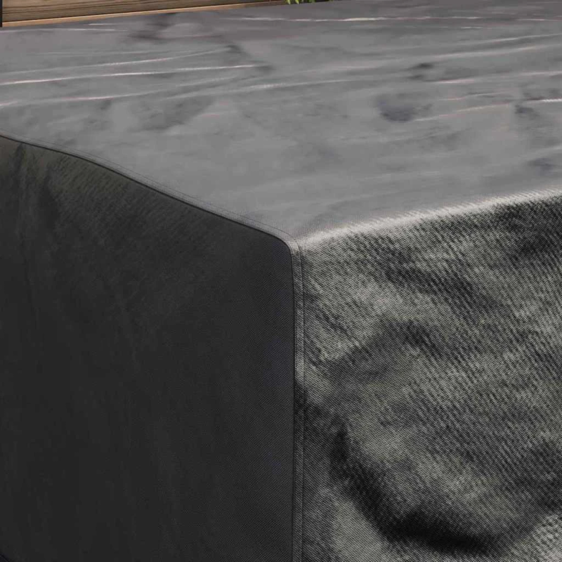 vidaXL Mēbeļu pārklājs Vienkrāsains Melna 200 x 200 x 90 cm 420D