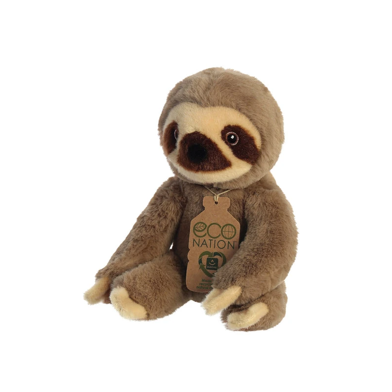 AUR Eco Nation Plīša rotaļlieta Sliņķis, 24 cm