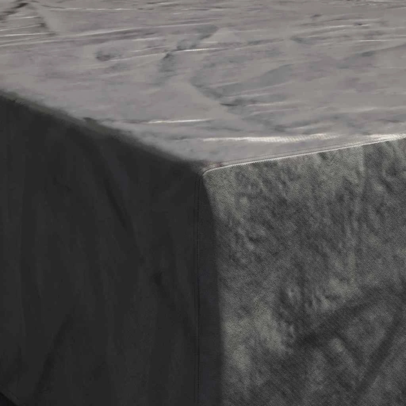 vidaXL Mēbeļu pārklājs Vienkrāsains Melna 260 x 260 x 90 cm 600D