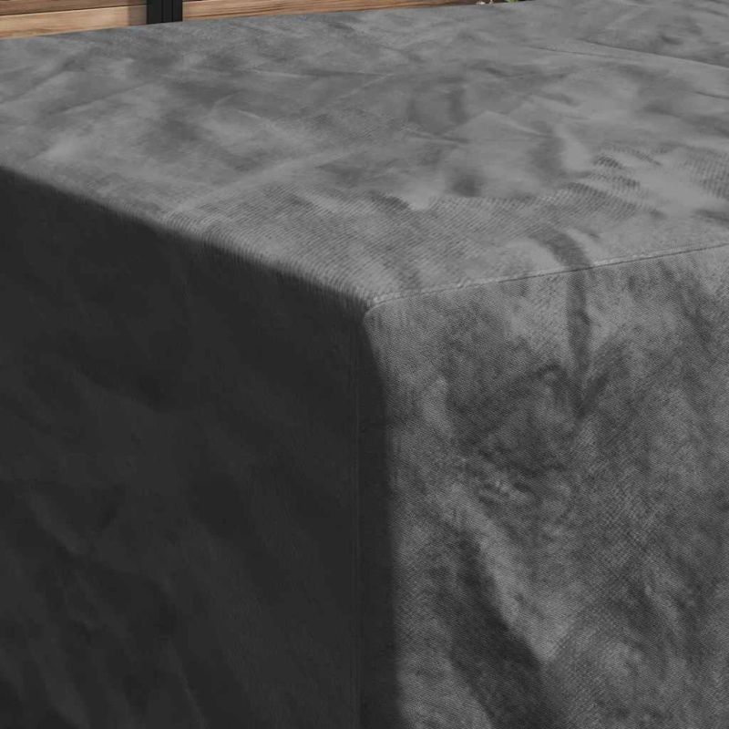 vidaXL Mēbeļu pārklājs Vienkrāsains Melna 300 x 200 x 90 cm 210D