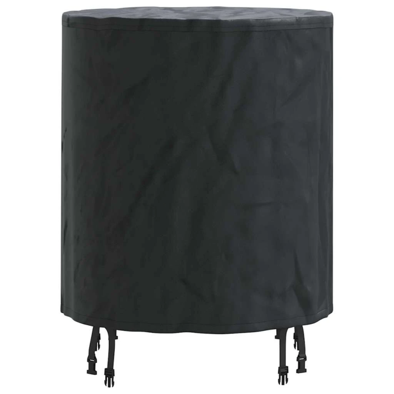 vidaXL Galda vāks Vienkrāsains Melna 62 x 62 x 70 cm audums