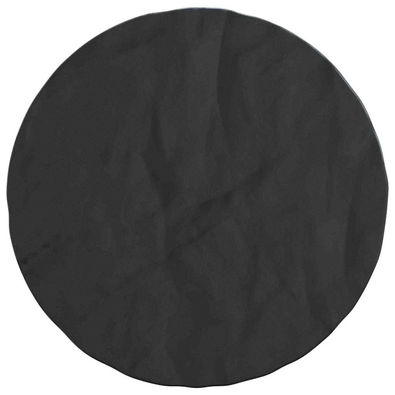 vidaXL Galda vāks Vienkrāsains Melna 62 x 62 x 70 cm audums