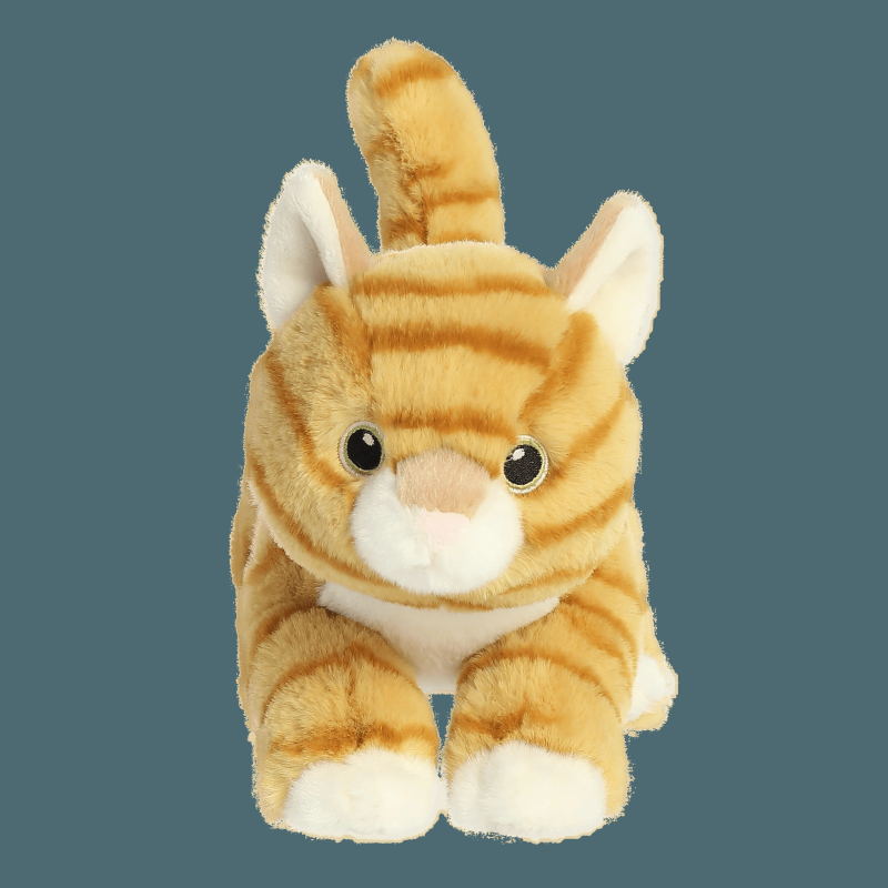 AURORA Eco Nation Plīša rotaļlieta Orandžais kaķis, 15 cm