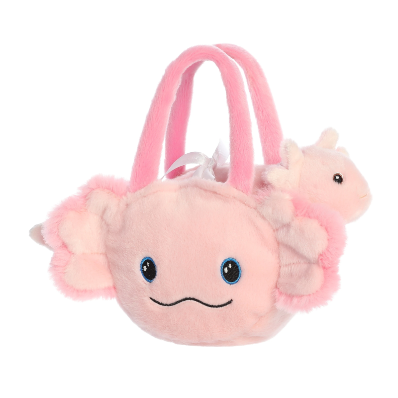 AURORA Fancy Pals plīša rotaļlieta Aksolotls somiņā, 20 cm