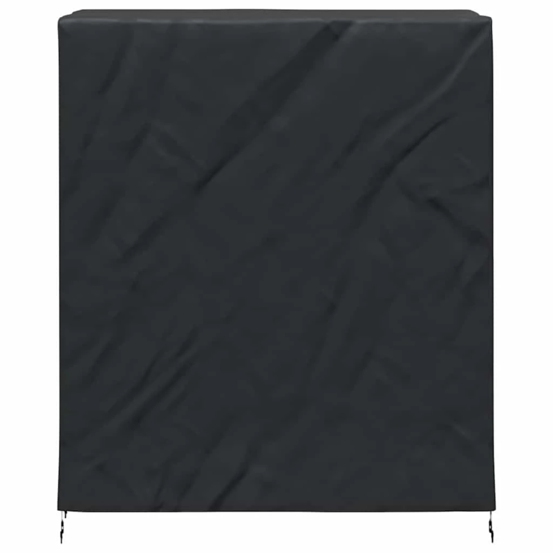 vidaXL Pingponga galda pārklājs Melna 165 x 70 x 185 cm audums