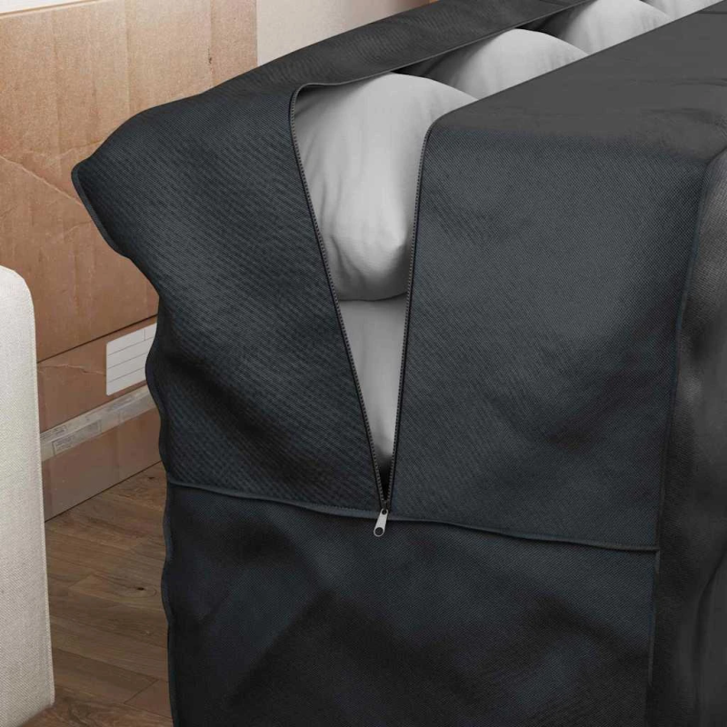 vidaXL Āra glabāšanas soma Melna 175 x 55 x 75 cm 210D Oksforda audums