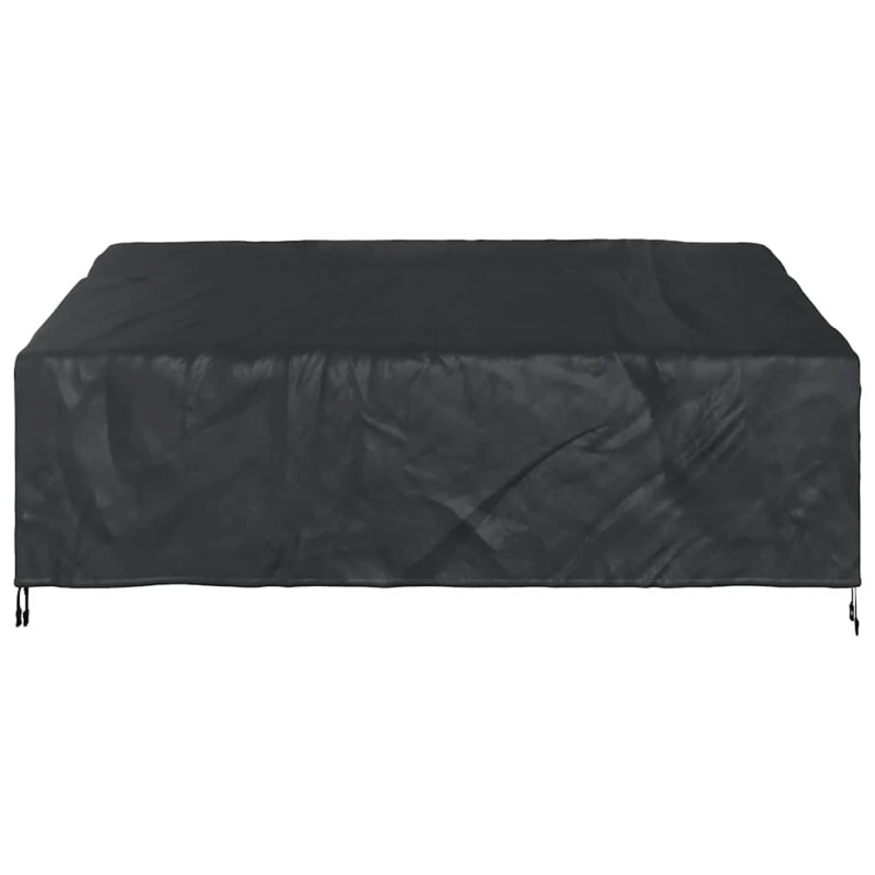 vidaXL Dārza sola pārsegs Melna 220 x 100 x 89 cm 420D Oksforda audums