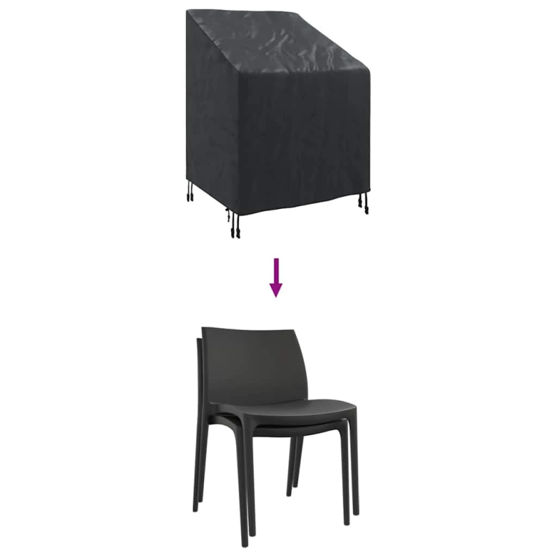 vidaXL Dārza krēsla vāks 75 x 78 x 65 - 100 cm 600D Oksforda audums