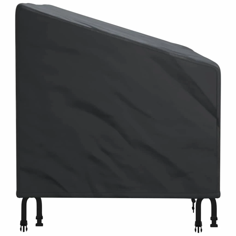 vidaXL Dārza krēsla vāks Melna 96 x 79 x 74 cm 600D Oksforda audums