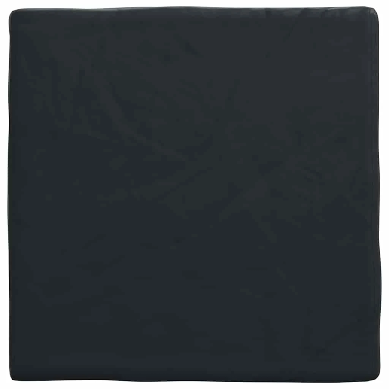 vidaXL Galda vāks Vienkrāsains Melna 72 x 72 x 15 cm audums