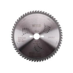 DeWALT Zāģripa 250x30mm, 60T TCG