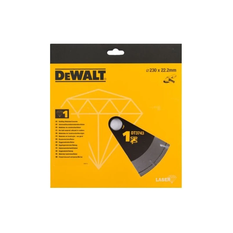 DeWALT DT3743-XJ dimanta disks 230 mm