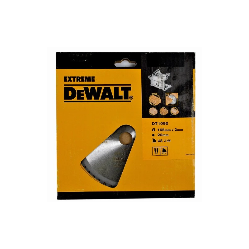DeWALT Zāģripa 165mm x 2mm 48T