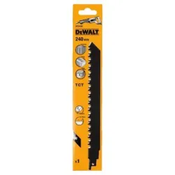 DeWALT Zobenzāģa asmens TCT 240mm