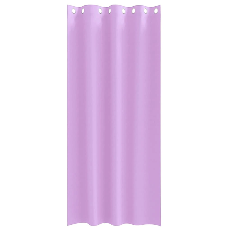 vidaXL Aizkari ar Gredzeniem, kas Aizliedz Gaismu 2 pcs Violeta