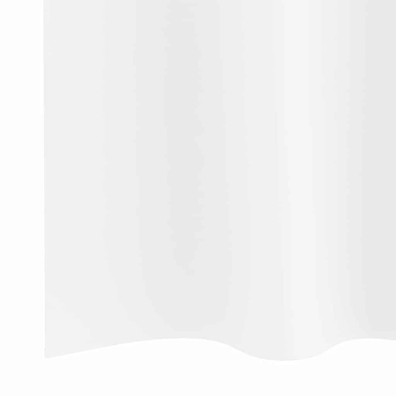 vidaXL Aizkari ar Gredzeniem, kas Aizliedz Gaismu 2 pcs Tīra balta