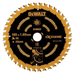 DeWALT Zāģripa EXTREME 165x20x40T