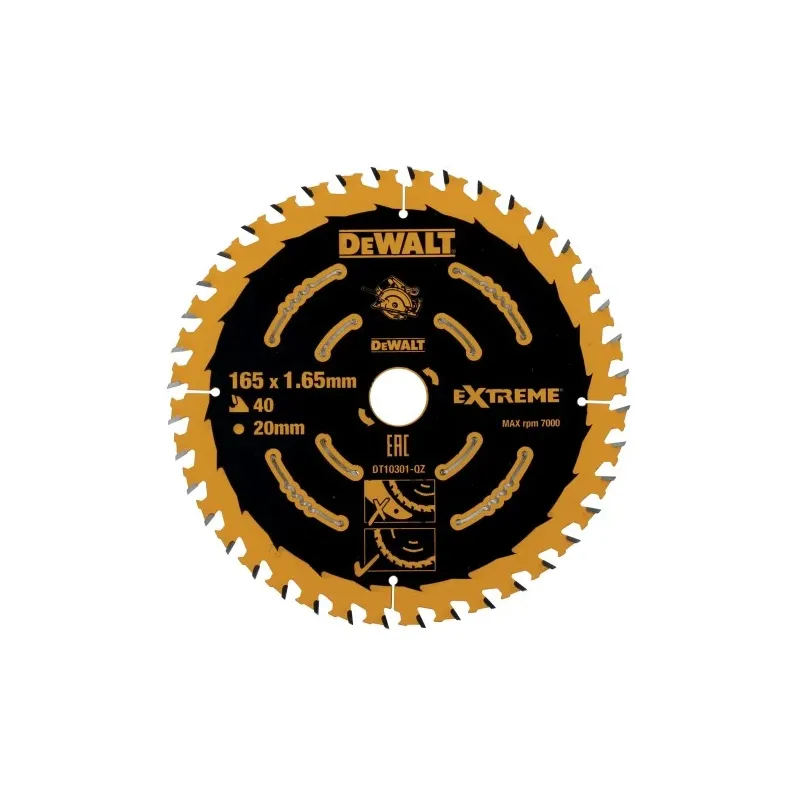 DeWALT Zāģripa EXTREME 165x20x40T