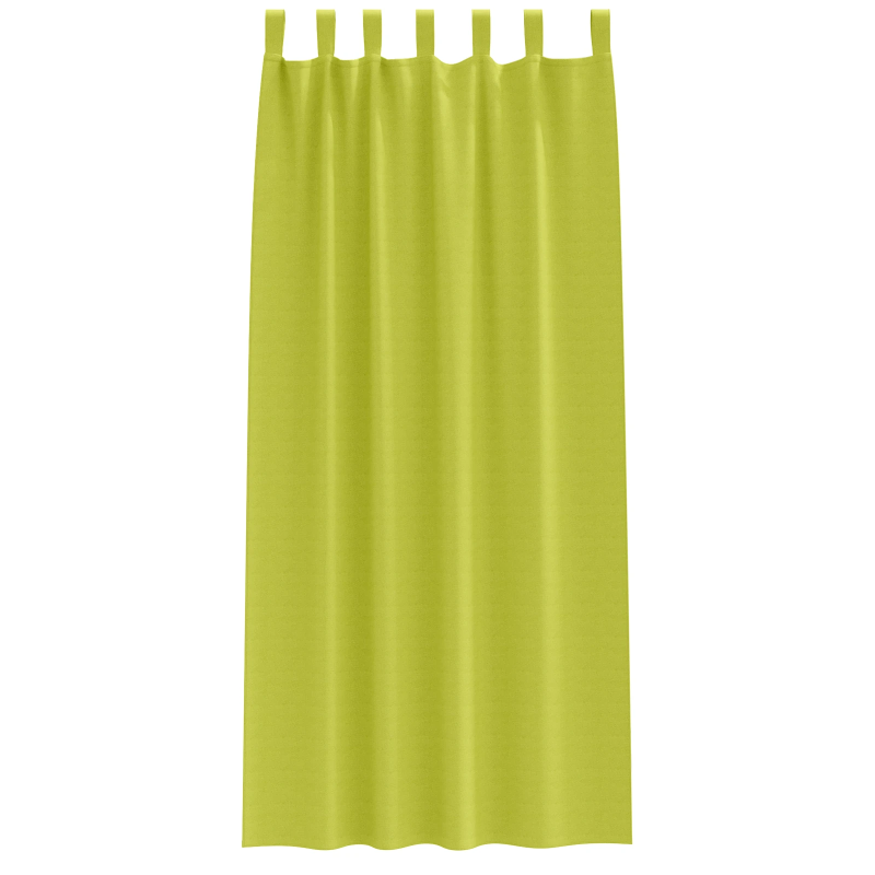 vidaXL Aizkari ar Gredzeniem, kas Aizliedz Gaismu 2 pcs Zaļa