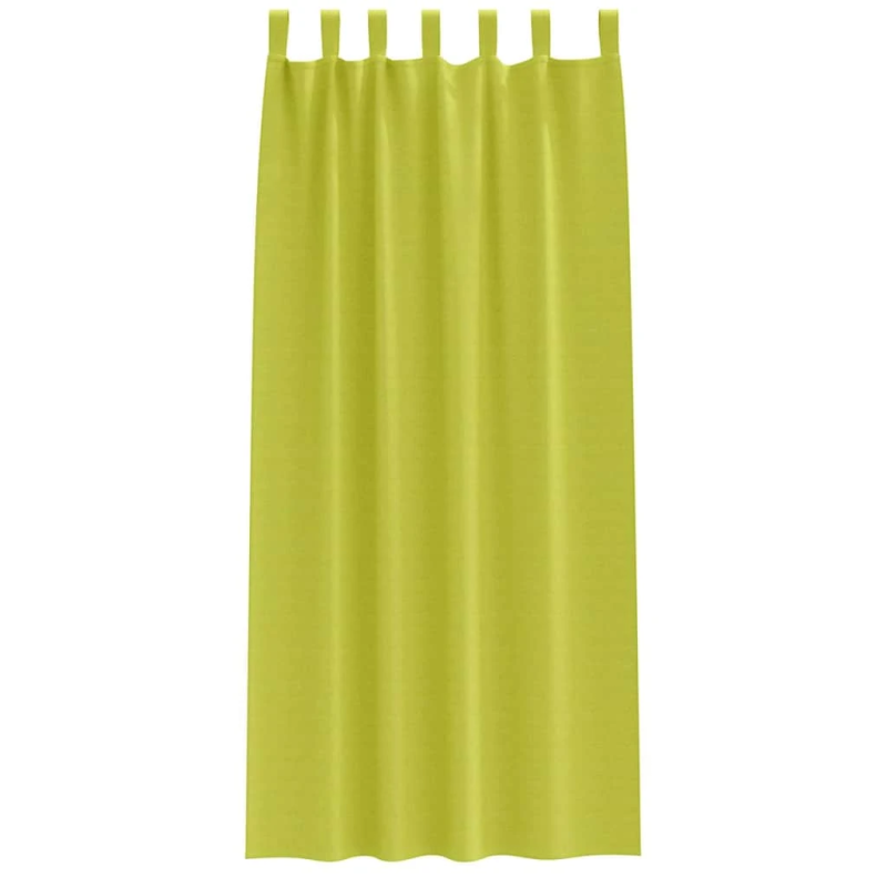 vidaXL Aizkari ar Gredzeniem, kas Aizliedz Gaismu 2 pcs Zaļa