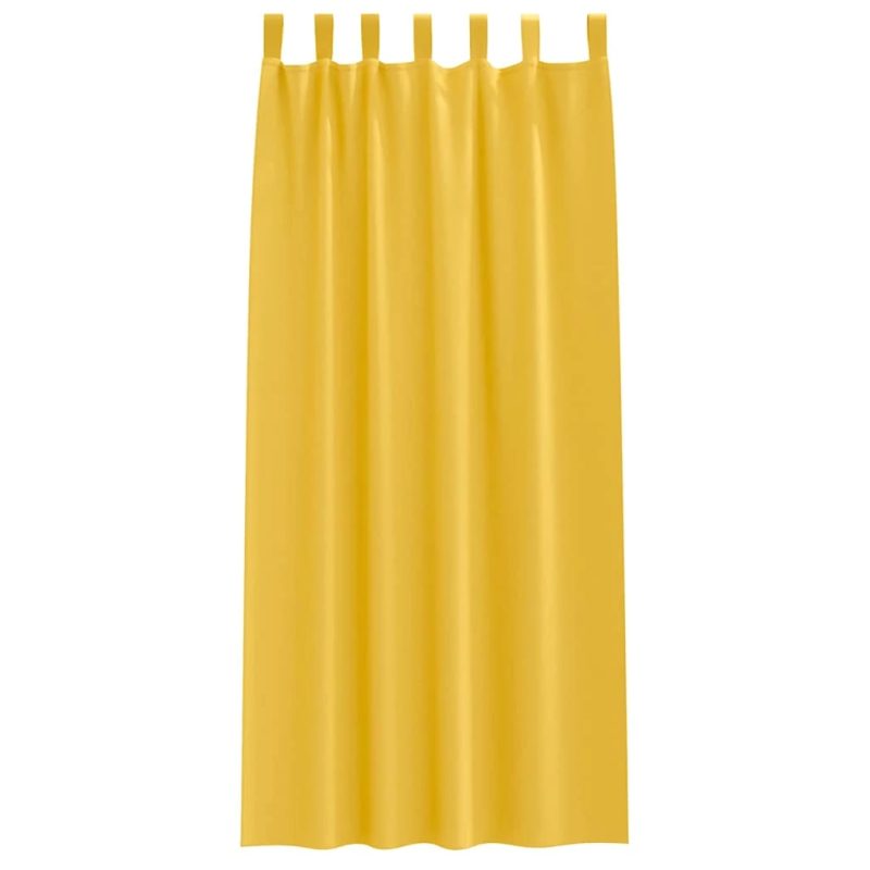 vidaXL Aizkari ar Gredzeniem, kas Aizliedz Gaismu 2 pcs