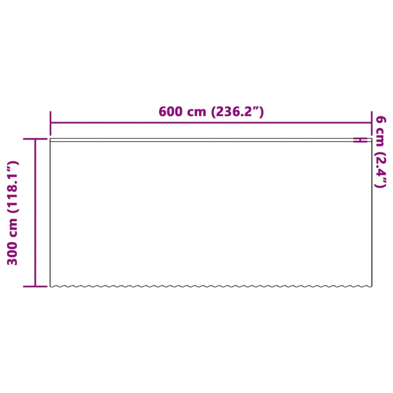 vidaXL Mežģīņu aizkars ar aizkariem Balts 300 x 600 cm Poliesters