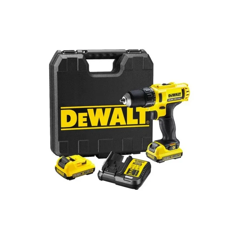 Akumuliatorinis suktuvas-gręžtuvas su akumuliatoriumi Dewalt DCD710D2-QW, 12 V, 2 Ah
