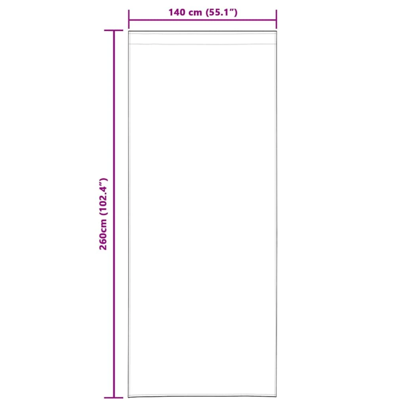 vidaXL Voile aizkaris 2 pcs Gaiši pelēks 260 x 140 cm Poliesters