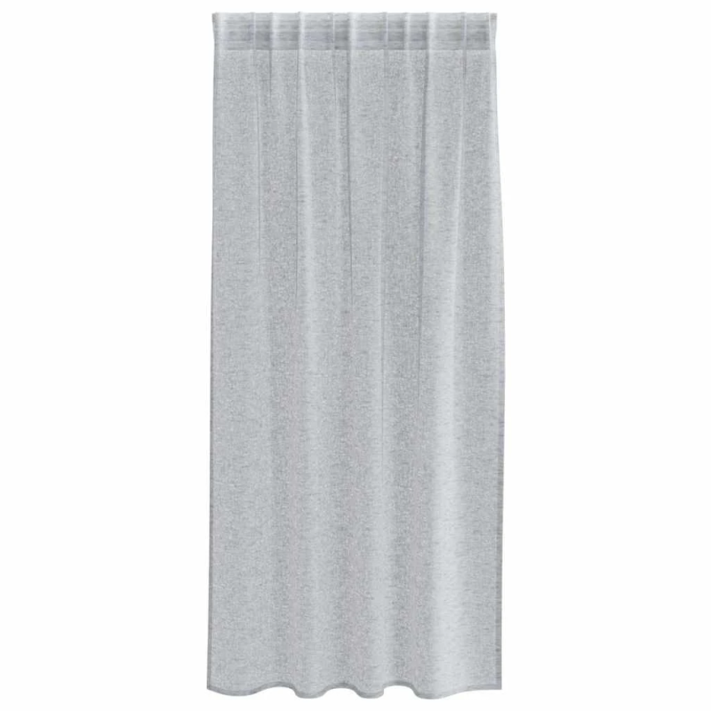 vidaXL Voile aizkaris 2 pcs Tumši pelēks 175 x 140 cm Poliesters