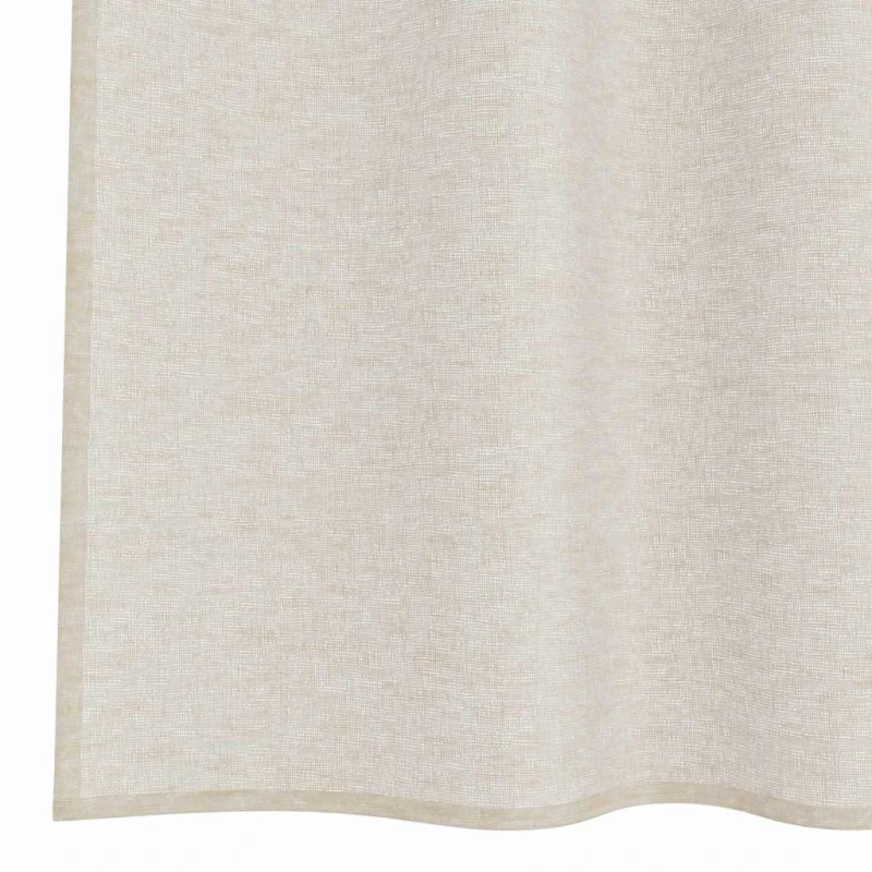 vidaXL Voile aizkaris 2 pcs Smilšu 225 x 140 cm Poliesters