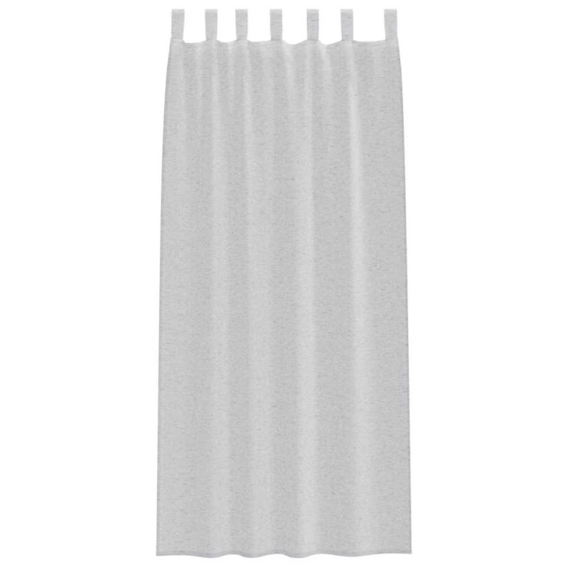 vidaXL Voile aizkaris 2 pcs Gaiši pelēks 260 x 140 cm Poliesters