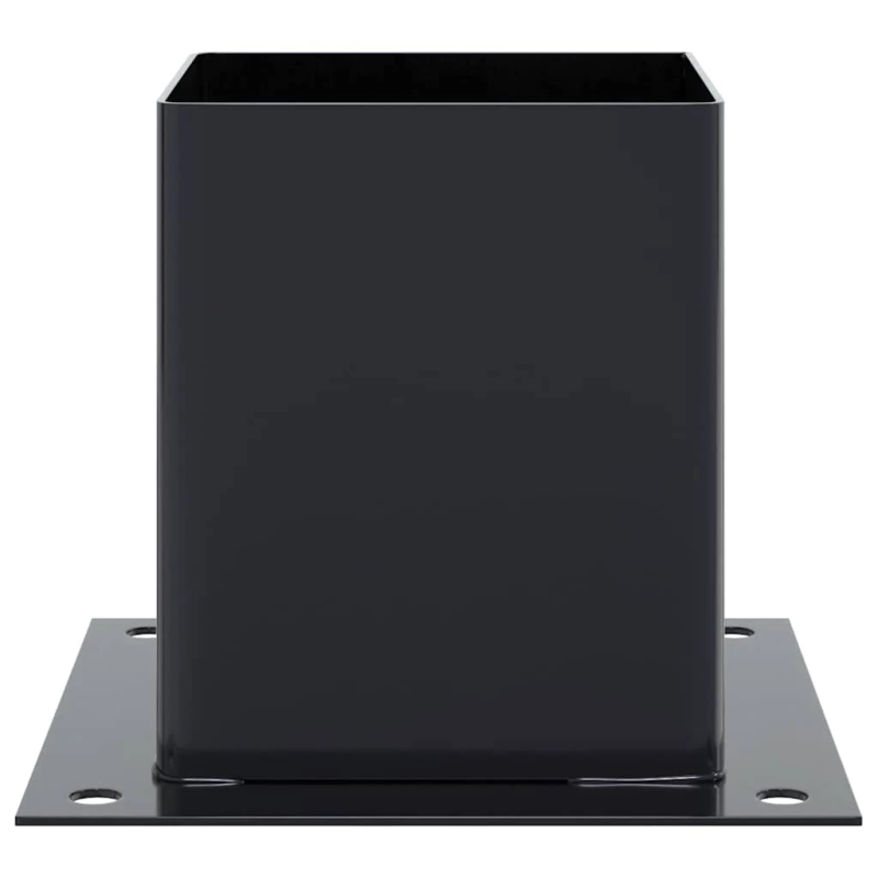 vidaXL Statu pamatnes Kvadrātveida 12 gab Antracīts 121x121 mm