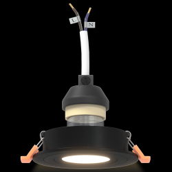 vidaXL Prožektors 12 pcs Melna 9 x 9 x 2 cm Alumīnijs