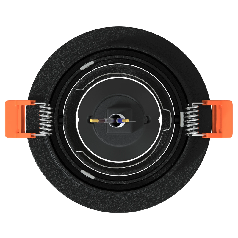 vidaXL Prožektors 12 pcs Melna 9 x 9 x 2 cm Alumīnijs