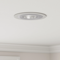 vidaXL Prožektors Sudraba 9 x 9 x 2 cm Alumīnijs