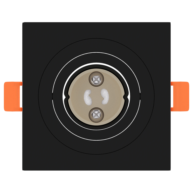 vidaXL Prožektors 24 pcs Melna 9 x 9 x 2 cm Alumīnijs