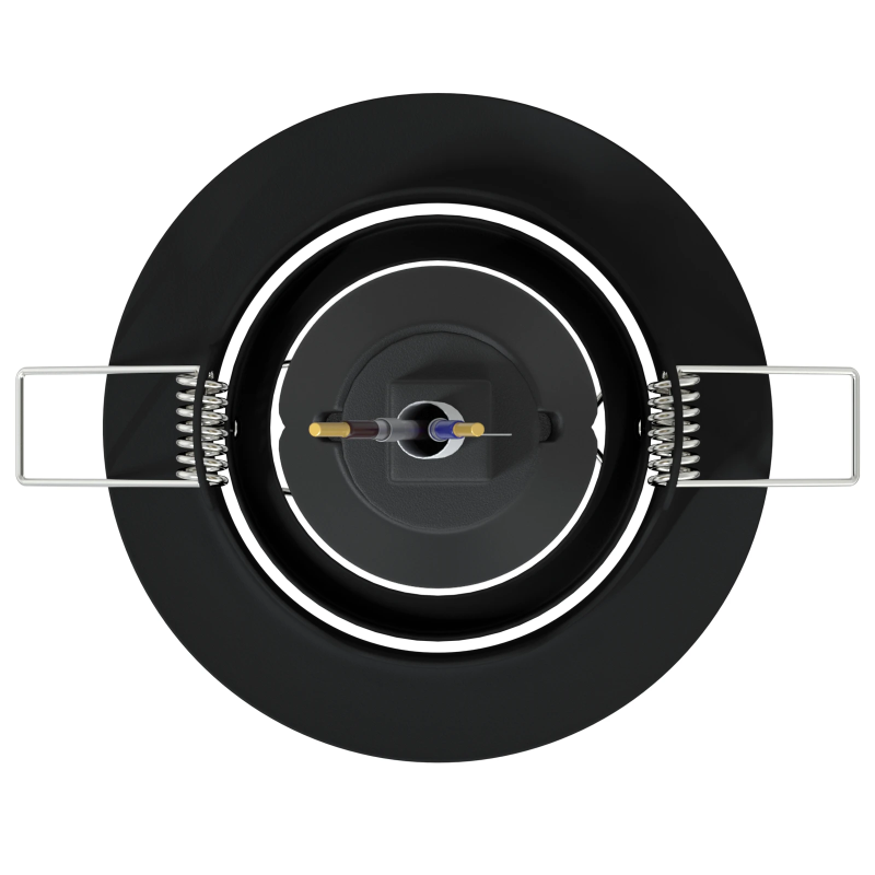 vidaXL Prožektors 12 pcs Melna 9 x 9 x 2.5 cm Metāla