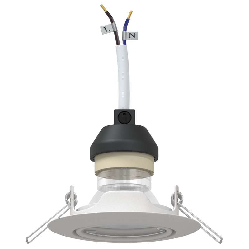 vidaXL Prožektors 6 pcs Balts 9 x 9 x 2.5 cm Metāla