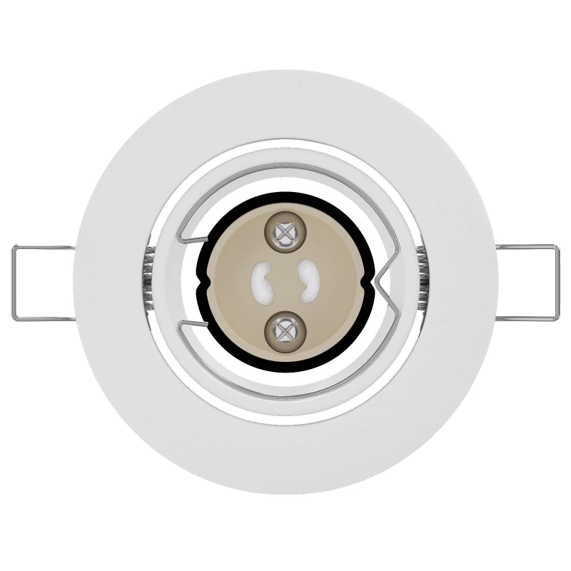 vidaXL Prožektors 12 pcs Balts 9 x 9 x 2.5 cm Metāla