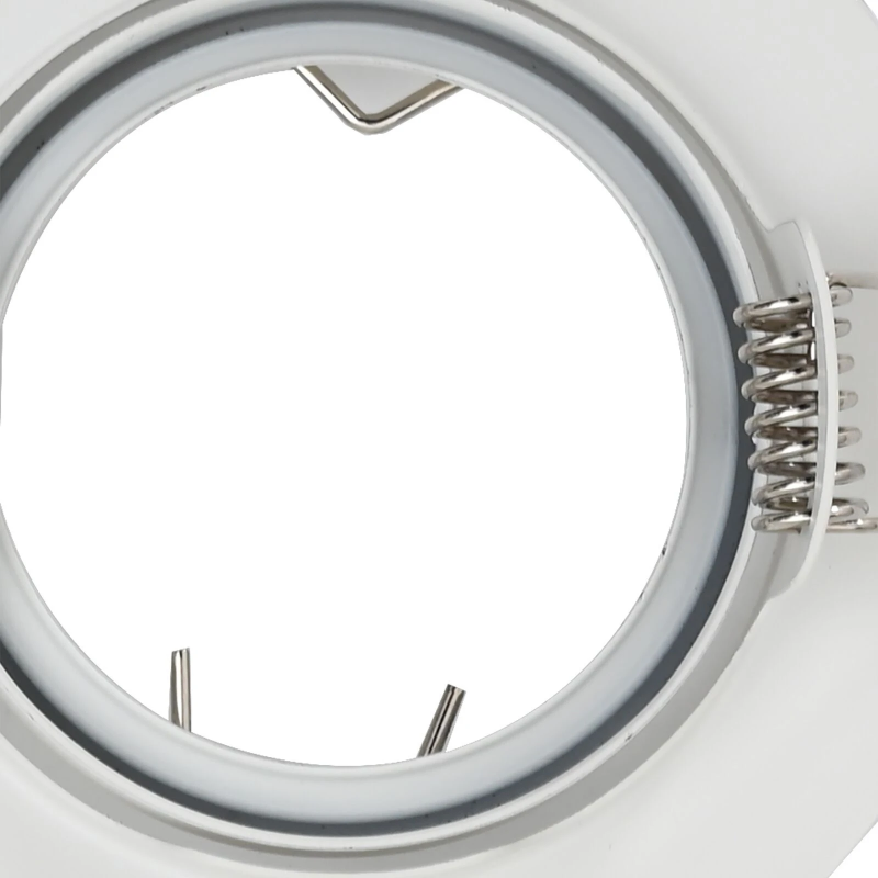 vidaXL Prožektors 12 pcs Balts 9 x 9 x 2.5 cm Metāla