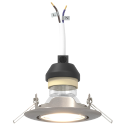 vidaXL Prožektors 12 pcs Sudraba 9 x 9 x 2.5 cm Metāla