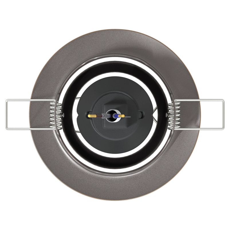 vidaXL Prožektors 12 pcs Misiņš 9 x 9 x 2.5 cm Metāla