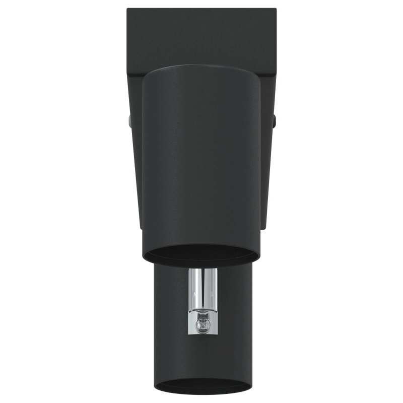 vidaXL Griestu prožektors Melna 26 x 6,5 x 11,5 cm Metāla