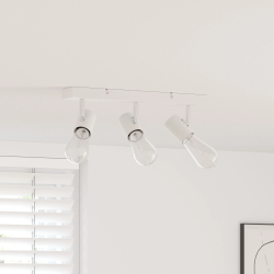 vidaXL Griestu prožektors Balts 38 x 6,5 x 11,5 cm Metāla