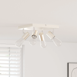 vidaXL Griestu prožektors Niķelis 26,5 x 26 x 11,5 cm Metāla