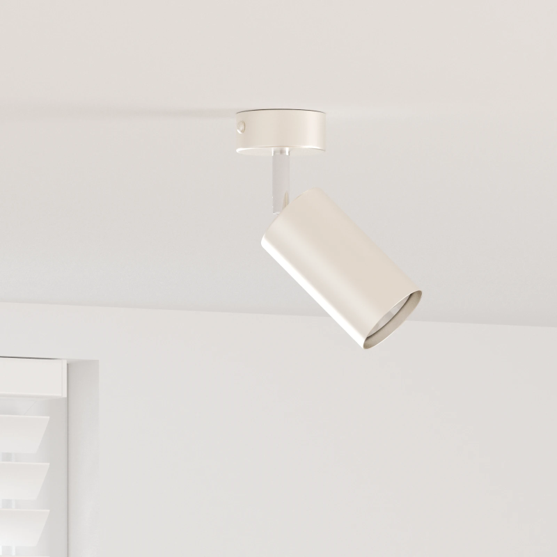 vidaXL Griestu prožektors ar prožektoriem Niķelis 6 x 6 x 16 cm Metāla